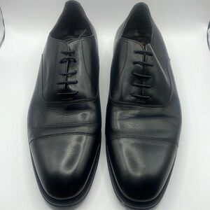 To Boot New York black cap toe Oxford size 10